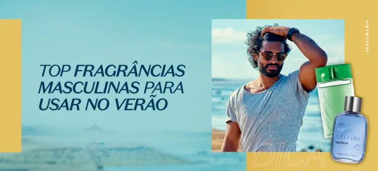 Top fragrâncias masculinas para usar no verão