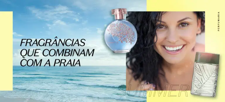 Fragrâncias que combinam com a praia