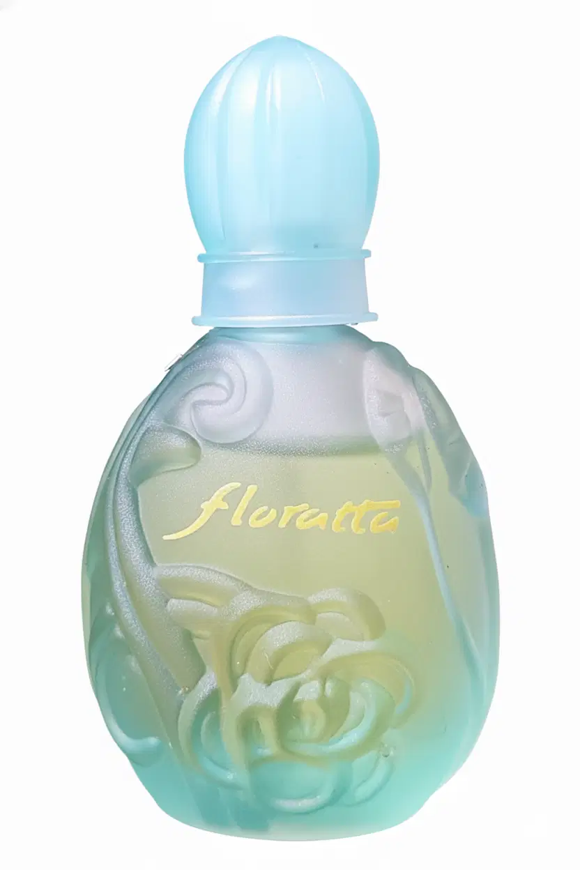 Frasco da primeira fragrância de Floratta lançada em 1995