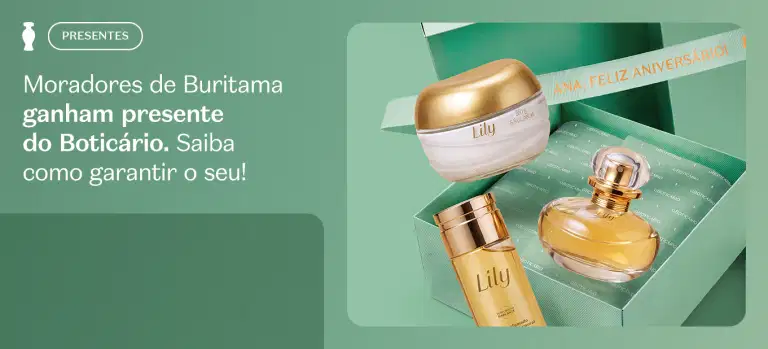 Moradores de Buritama ganham presente do Boticário. Saiba como garantir o seu!