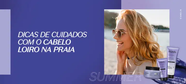 Dicas de cuidados com o cabelo loiro na praia
