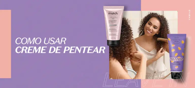 Passo a passo para usar creme de pentear
