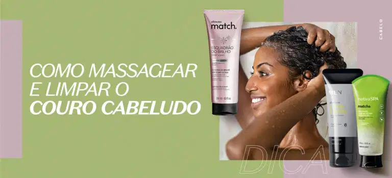Como limpar e massagear o couro cabeludo