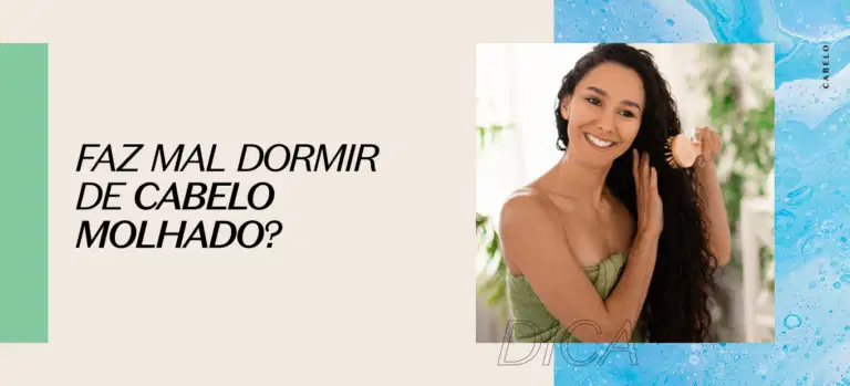 Faz mal dormir de cabelo molhado?