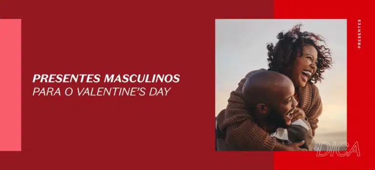 Presentes masculinos para o Valentine's Day
