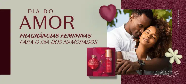Fragrâncias femininas para o dia dos namorados