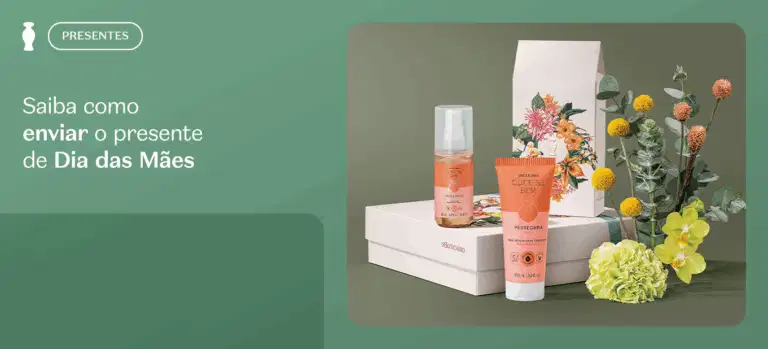 Saiba como enviar o presente de Dia das Mães com o Boticário