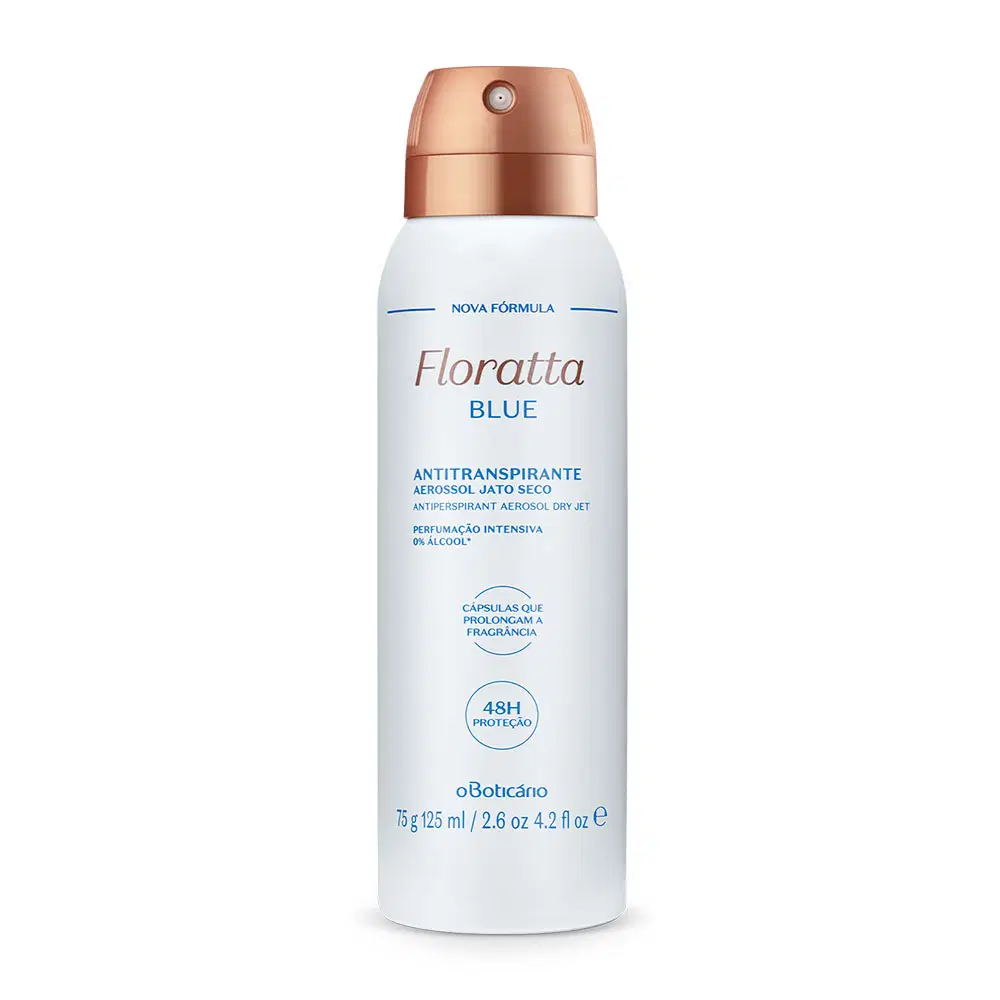 Desodorante Antitranspirante Aerosol Floratta Blue 75G/125Ml