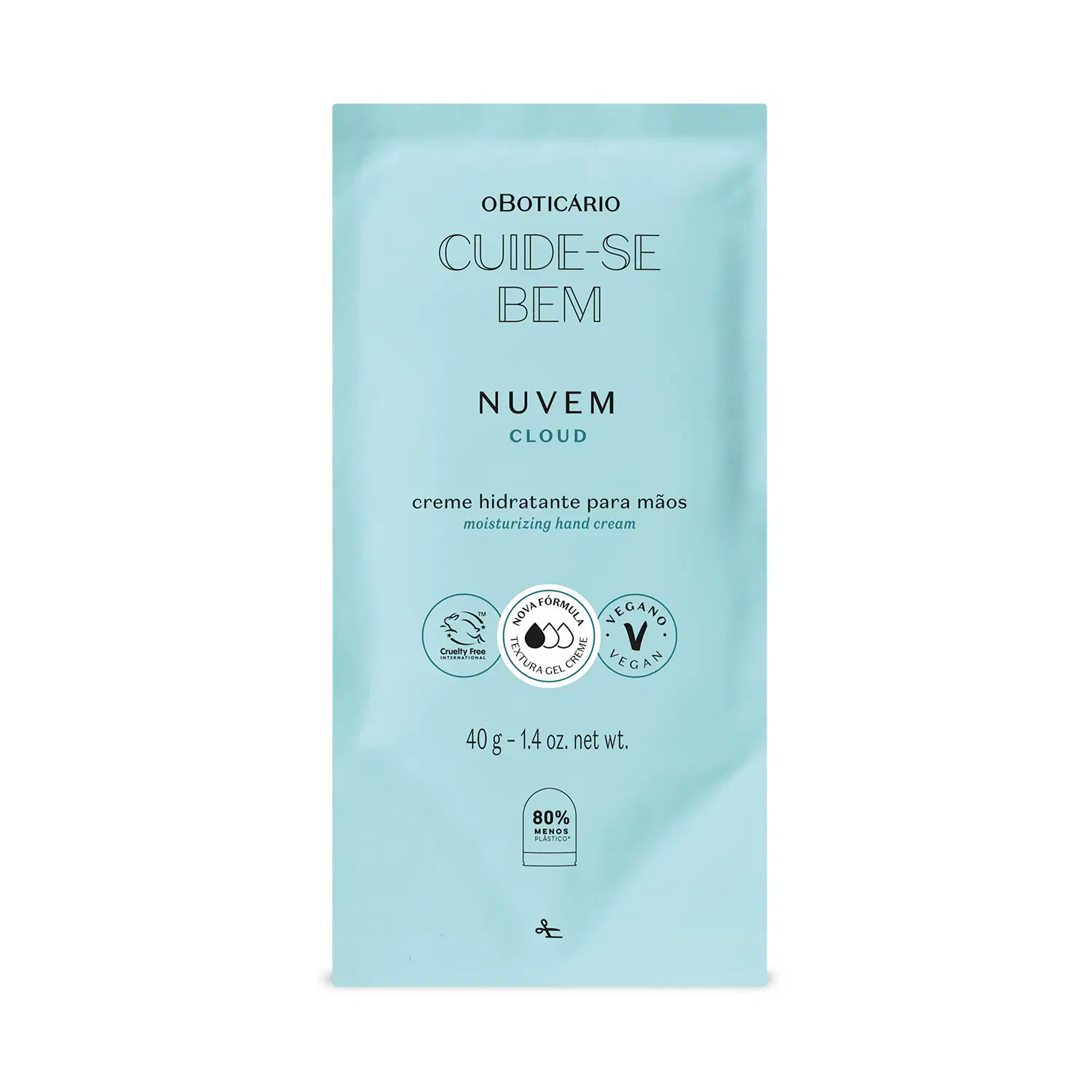 Refil Creme Hidratante Para Mãos Cuide-Se Bem Nuvem 40G