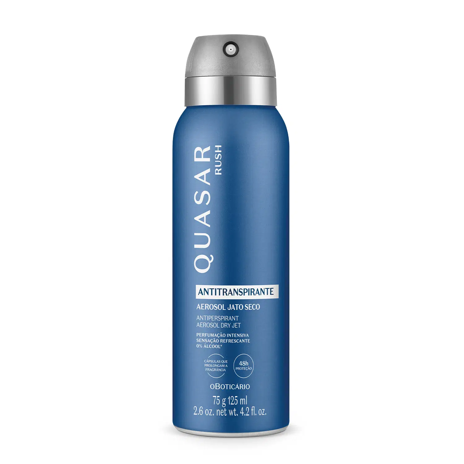 Desodorante  Antitranspirante Aerosol Quasar Rush 75G/125Ml