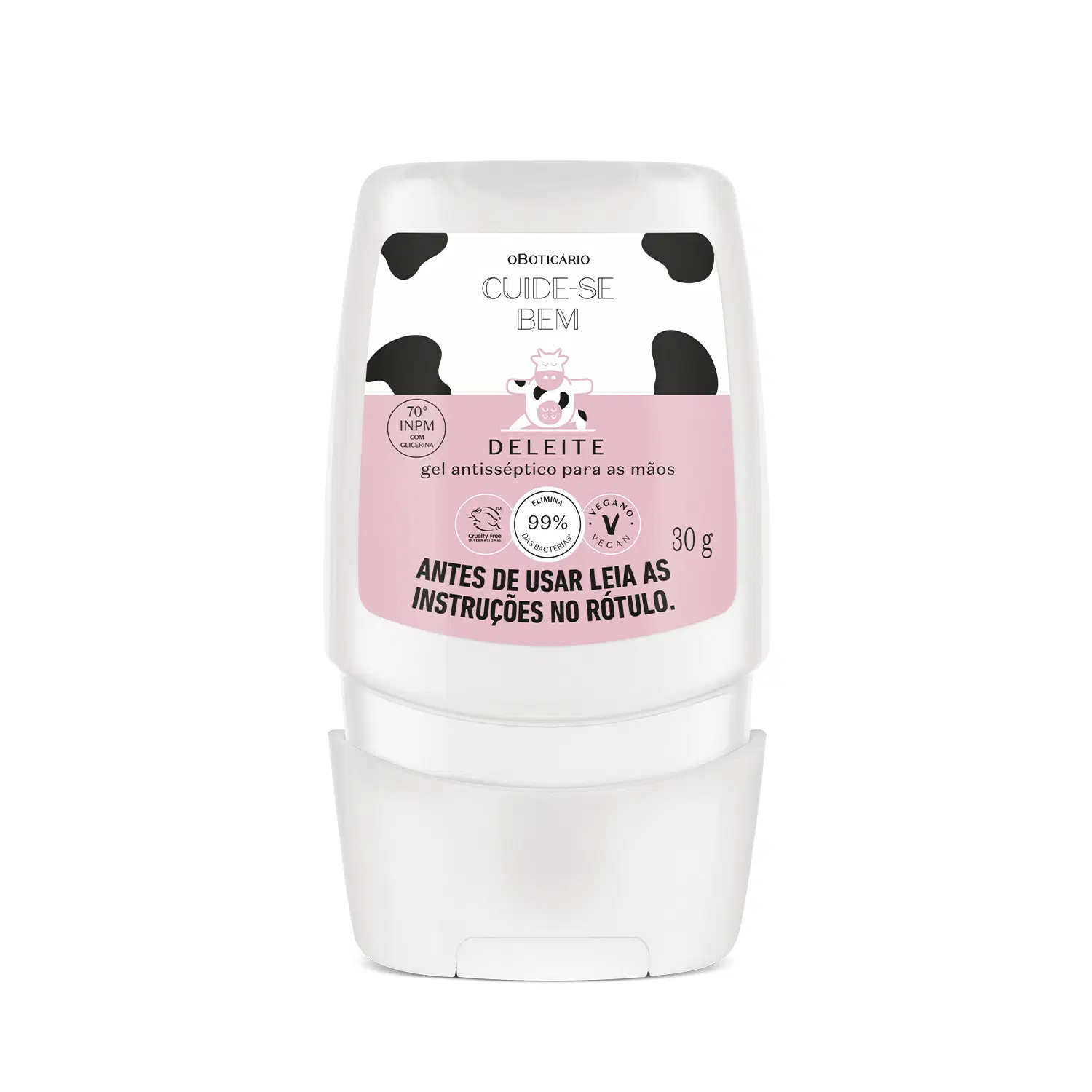 Gel Antisséptico Para As Mãos Cuide-Se Bem Deleite 30G
