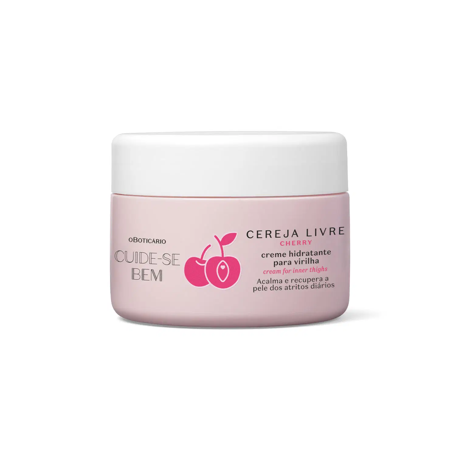Creme Hidratante Para Virilha Cuide-Se Bem Cereja Livre Cherry 100Ml