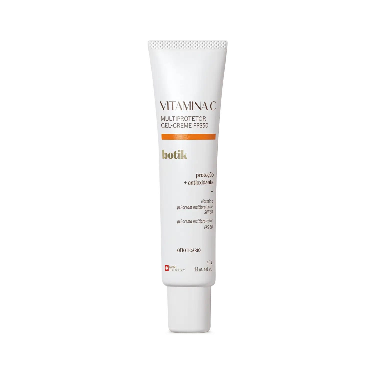 Gel Creme Multiprotetor Fps50 Botik Vitamina C 40G