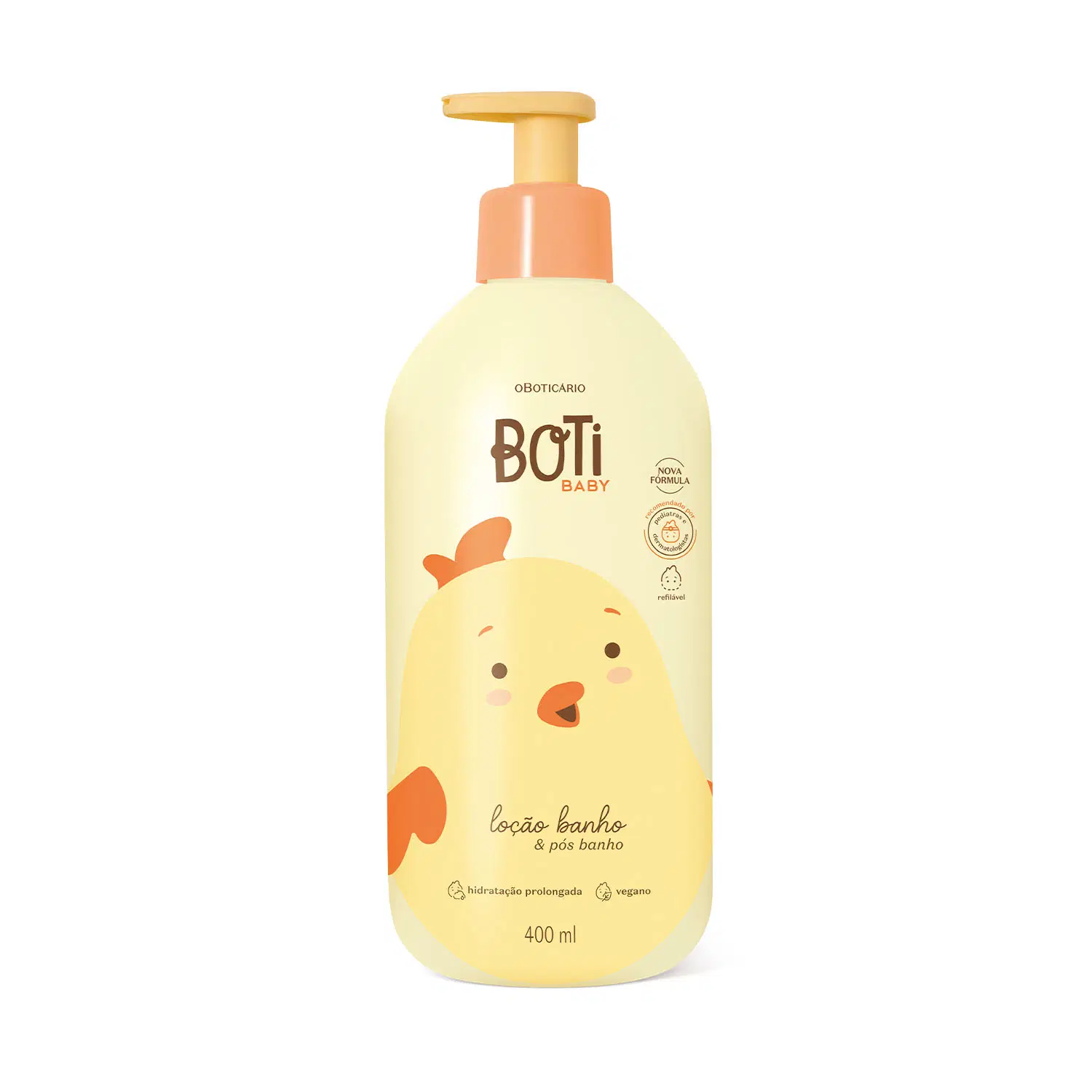 Loção Hidratante Banho E Pós-Banho Boticário Baby 400Ml