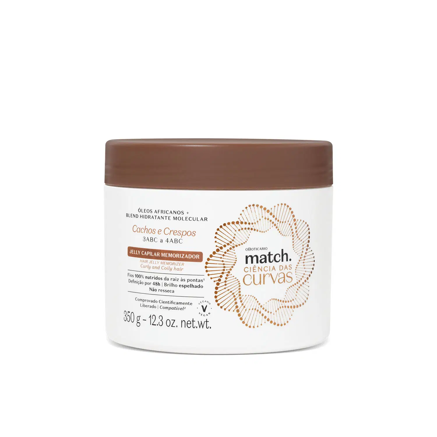 Jelly Capilar Memorizador Match Ciência Das Curvas 350G