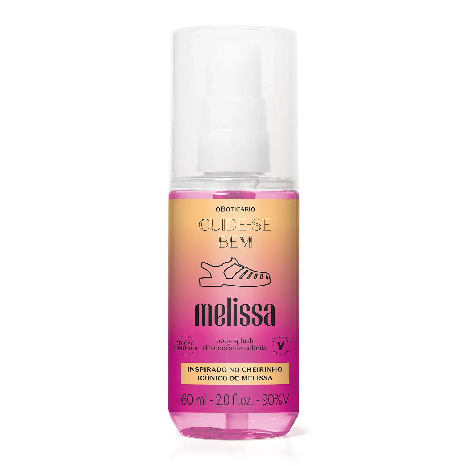 Body Splash Desodorante Colônia Cuide-Se Bem Melissa 60Ml