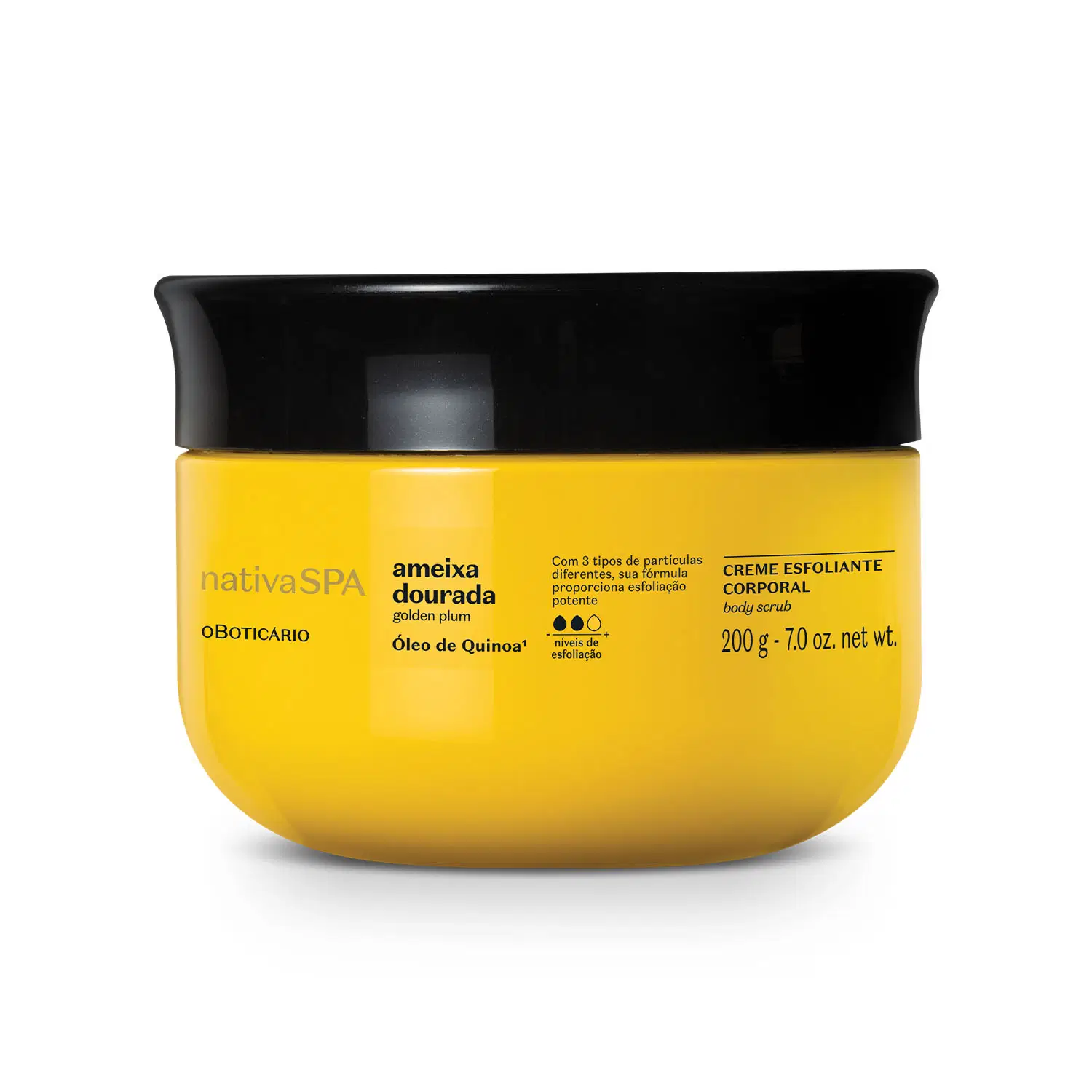 Creme Esfoliante Corporal  Nativa Spa Ameixa Dourada 200G