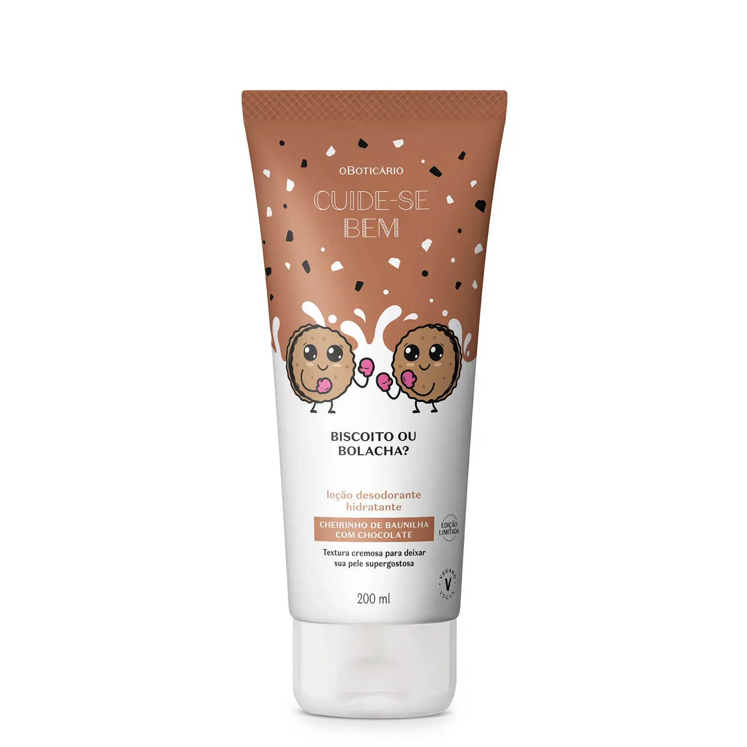 Loção Hidratante Desodorante Corporal Cuide-Se Bem Biscoito Ou Bolacha 200Ml