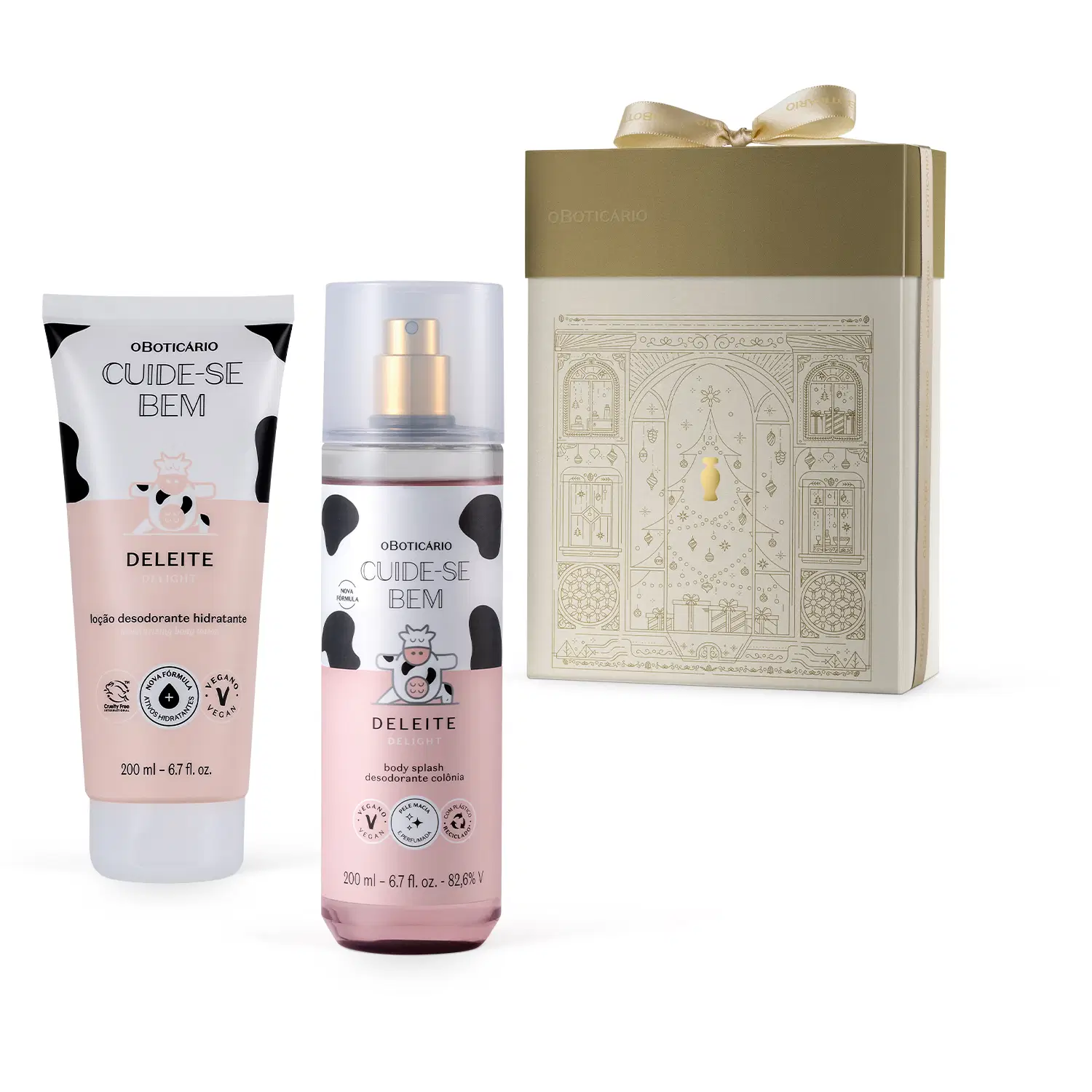 Kit Presente Natal Cuide-Se Bem Deleite (2 Itens)