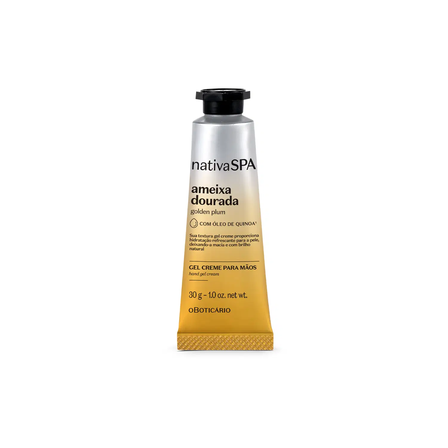 Gel Creme Para Mãos Nativa Spa Ameixa Dourada 30G
