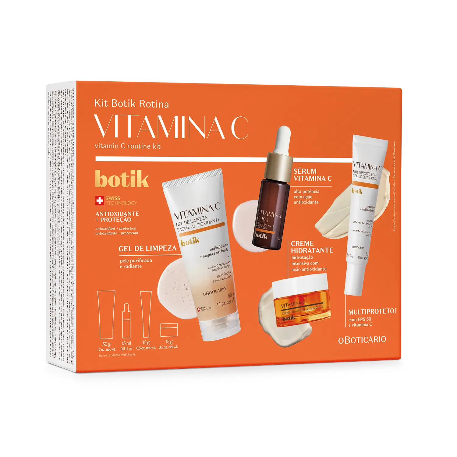 Mini Kit Rotina Botik Vitamina C (4 Itens)