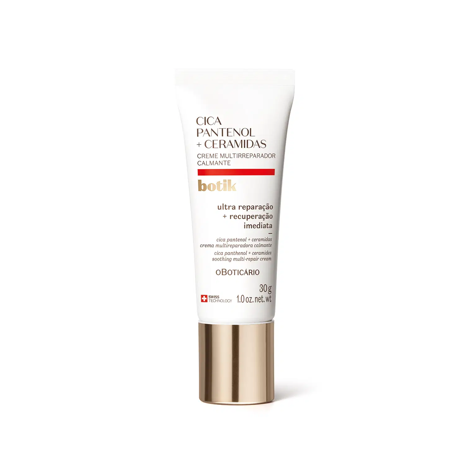 Creme Facial Multirreparador Calmante Botik Cica Pantenol E Ceramidas 30G