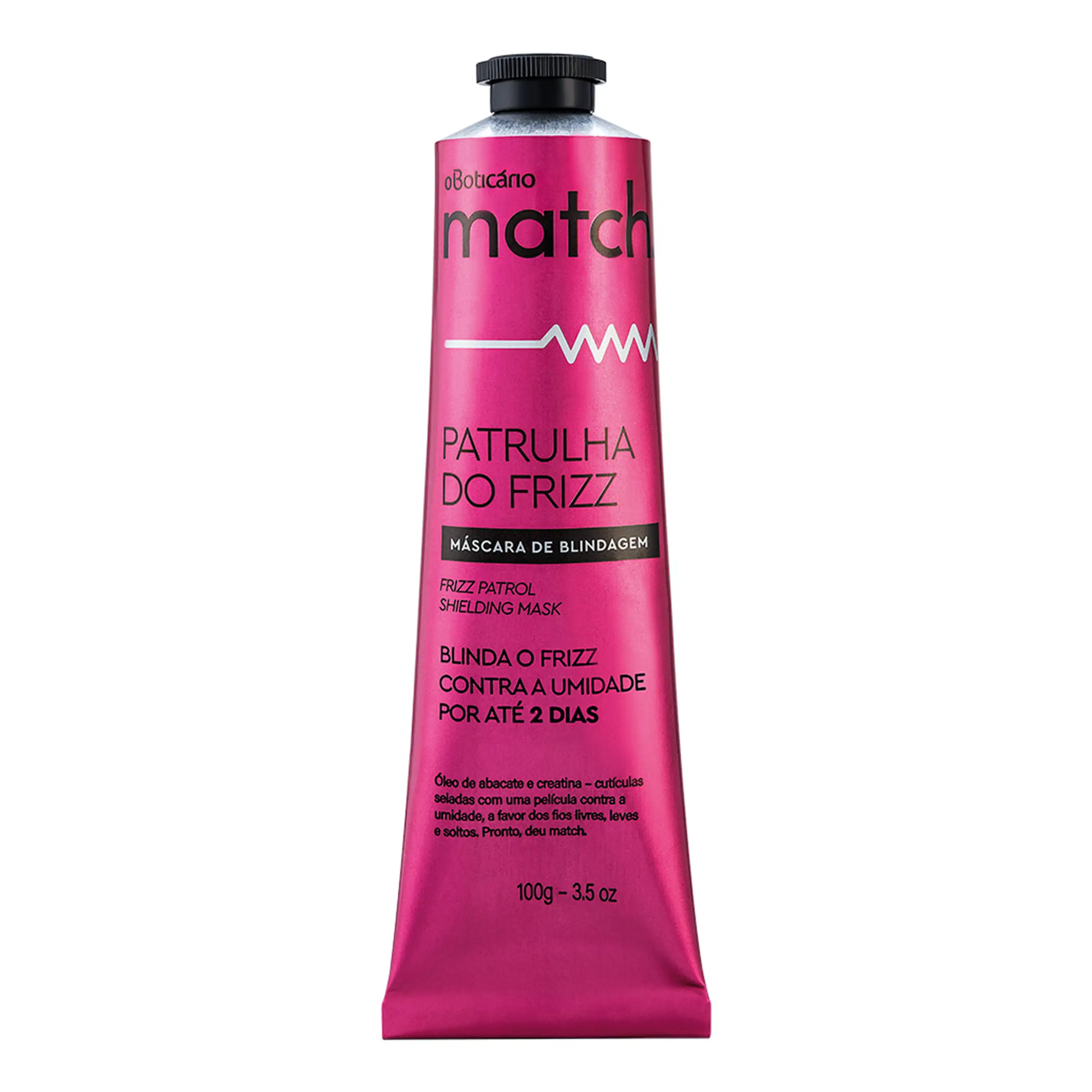 Máscara Capilar Match Patrulha Do Frizz, 100G