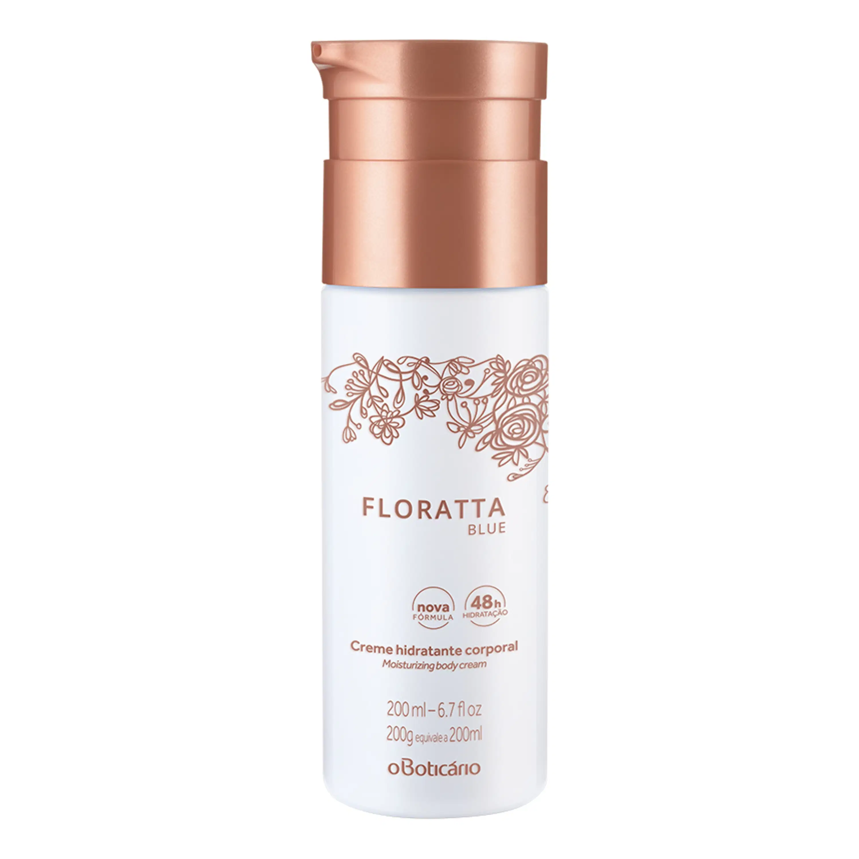 Creme Hidratante Desodorante Corporal Floratta Blue 200Ml