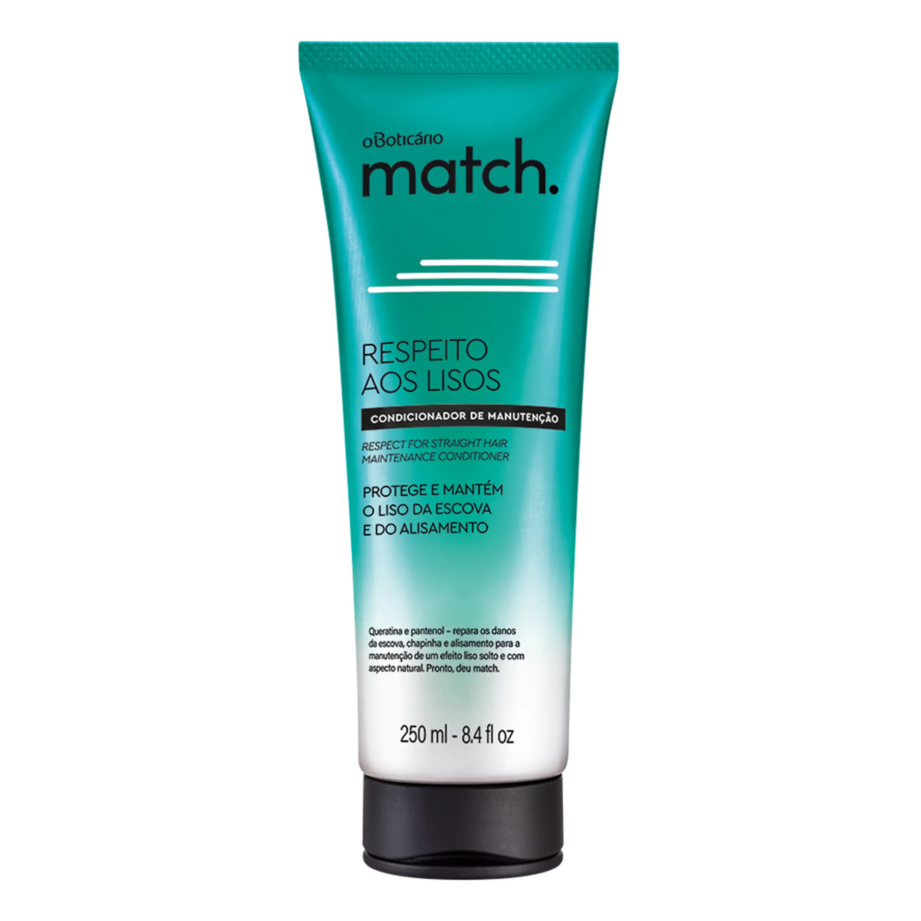 Condicionador Match Respeito Aos Lisos, 250Ml