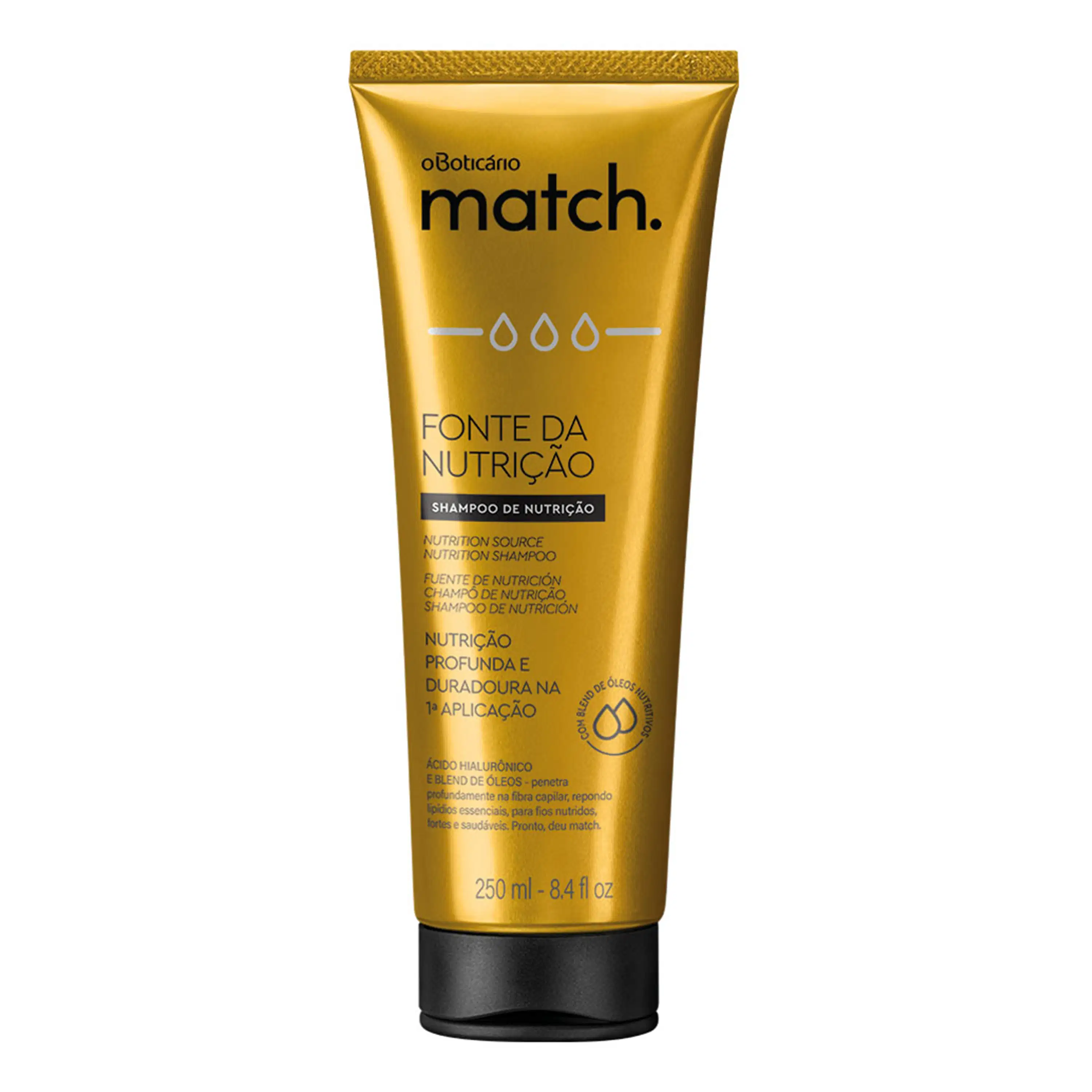 Shampoo Match Fonte Da Nutrição, 250Ml