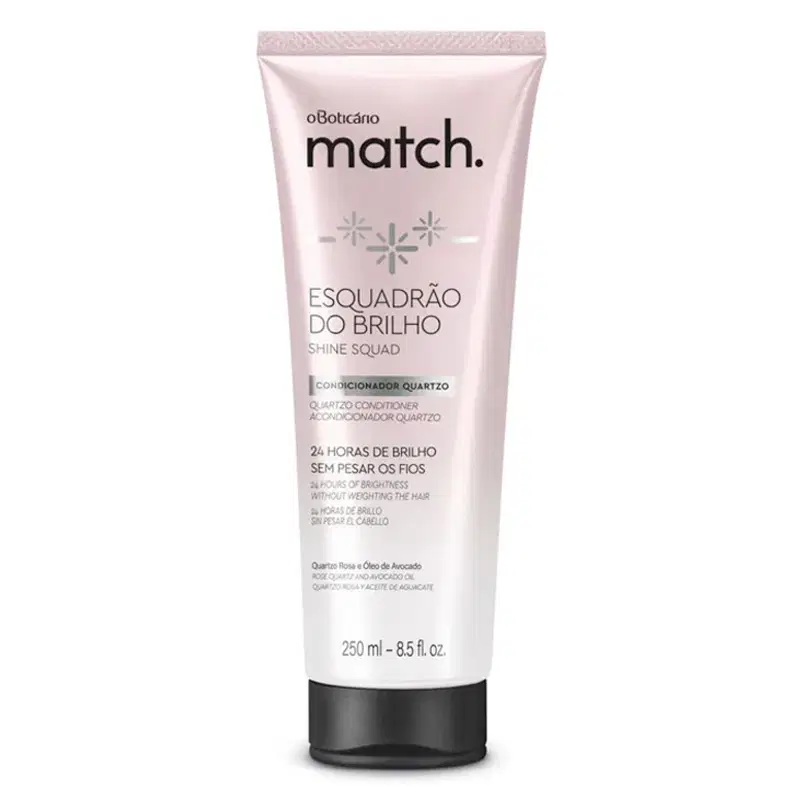 Condicionador Match Esquadrão Do Brilho 250Ml