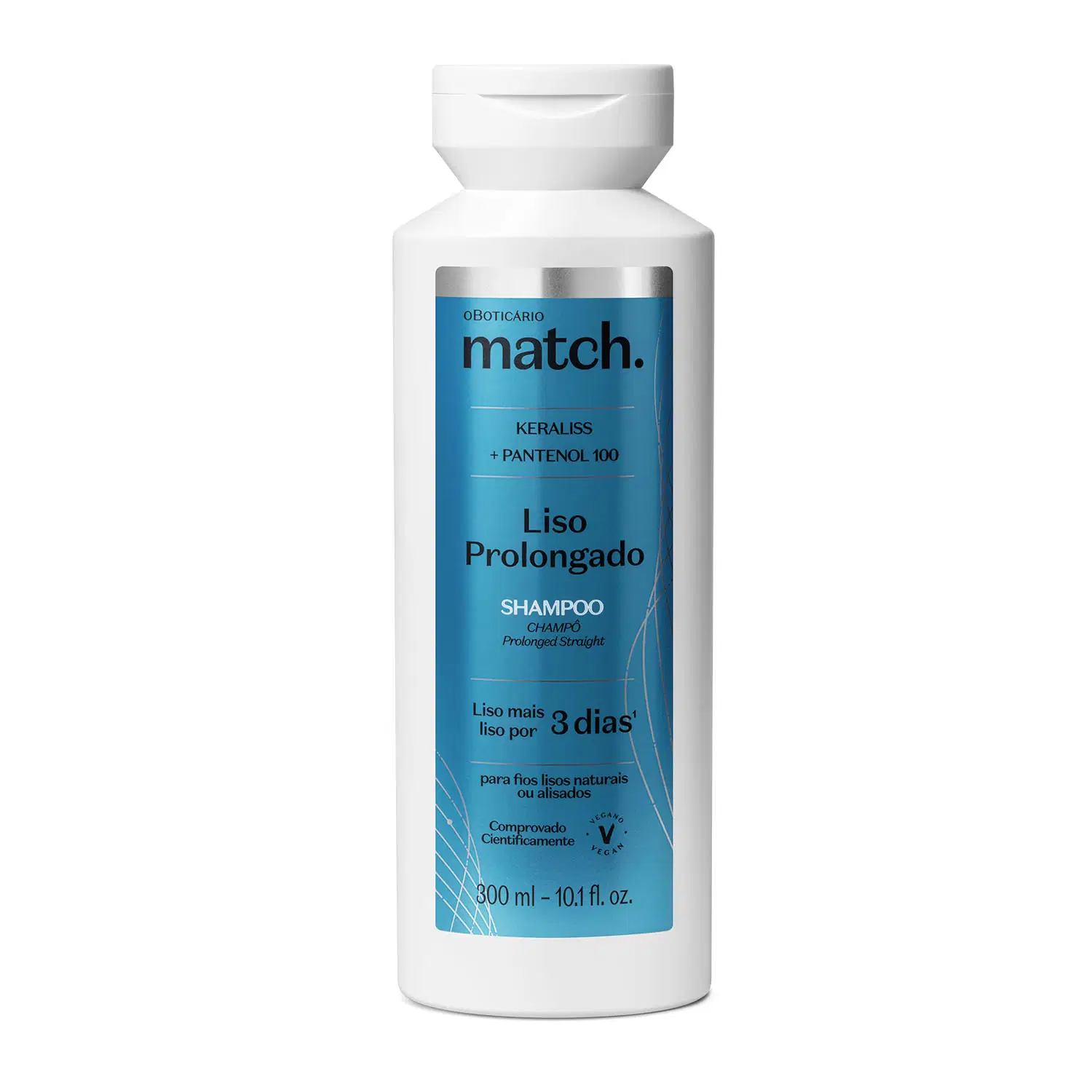Shampoo Match Liso Prolongado 300Ml