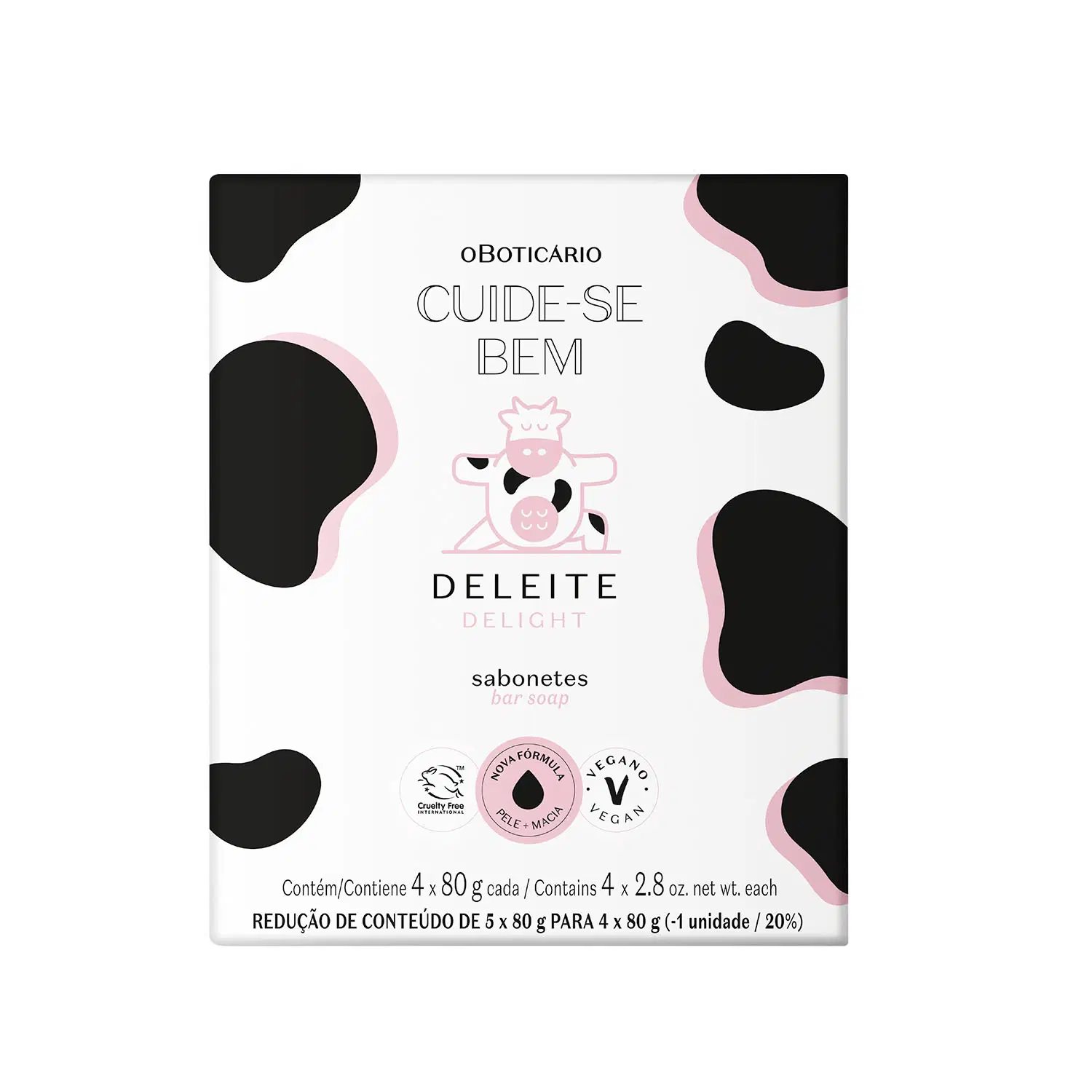 Sabonete Em Barra Cuide-Bem Deleite 4X80G