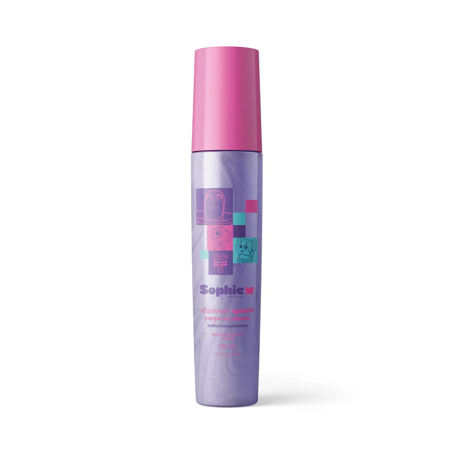 Shimmer Splash Corpo E Cabelo Sophie Toy Story 5 Brilho Intergaláctico 110Ml