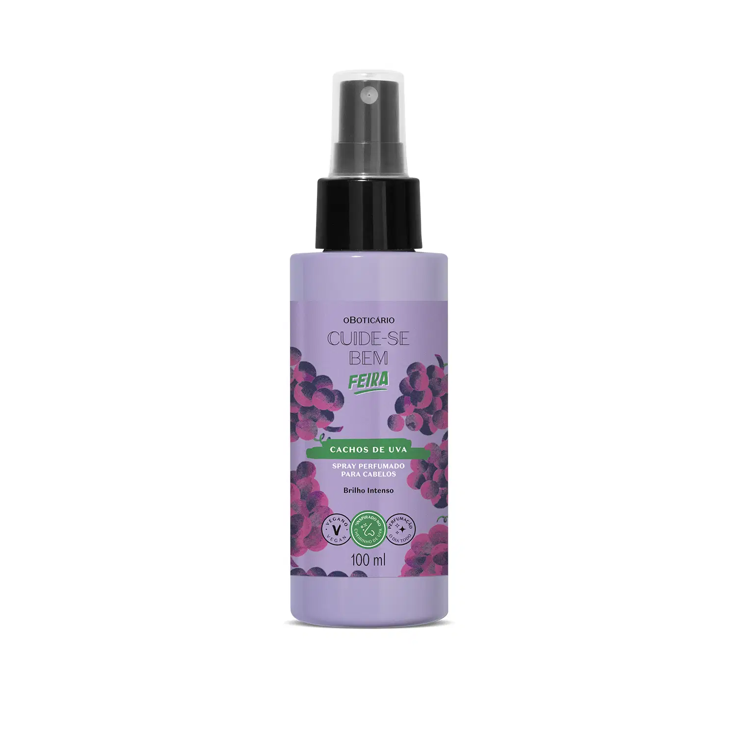 Spray Perfumado Para Cabelos Cuide-Se Bem Feira Cachos De Uva 100Ml