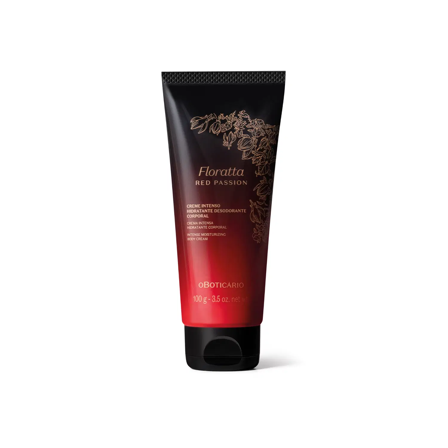 Creme Intenso Hidratante Desodorante Corporal Floratta Red Passion 100G