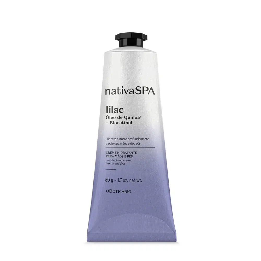 Creme Hidratante Para Mãos E Pés Nativa Spa Lilac 50G