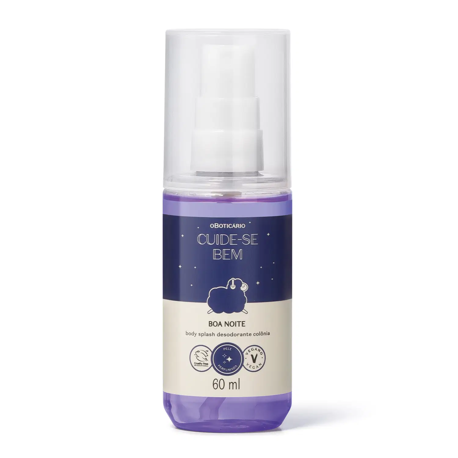 Body Splash Desodorante Colônia Cuide-Se Bem Boa Noite 60Ml