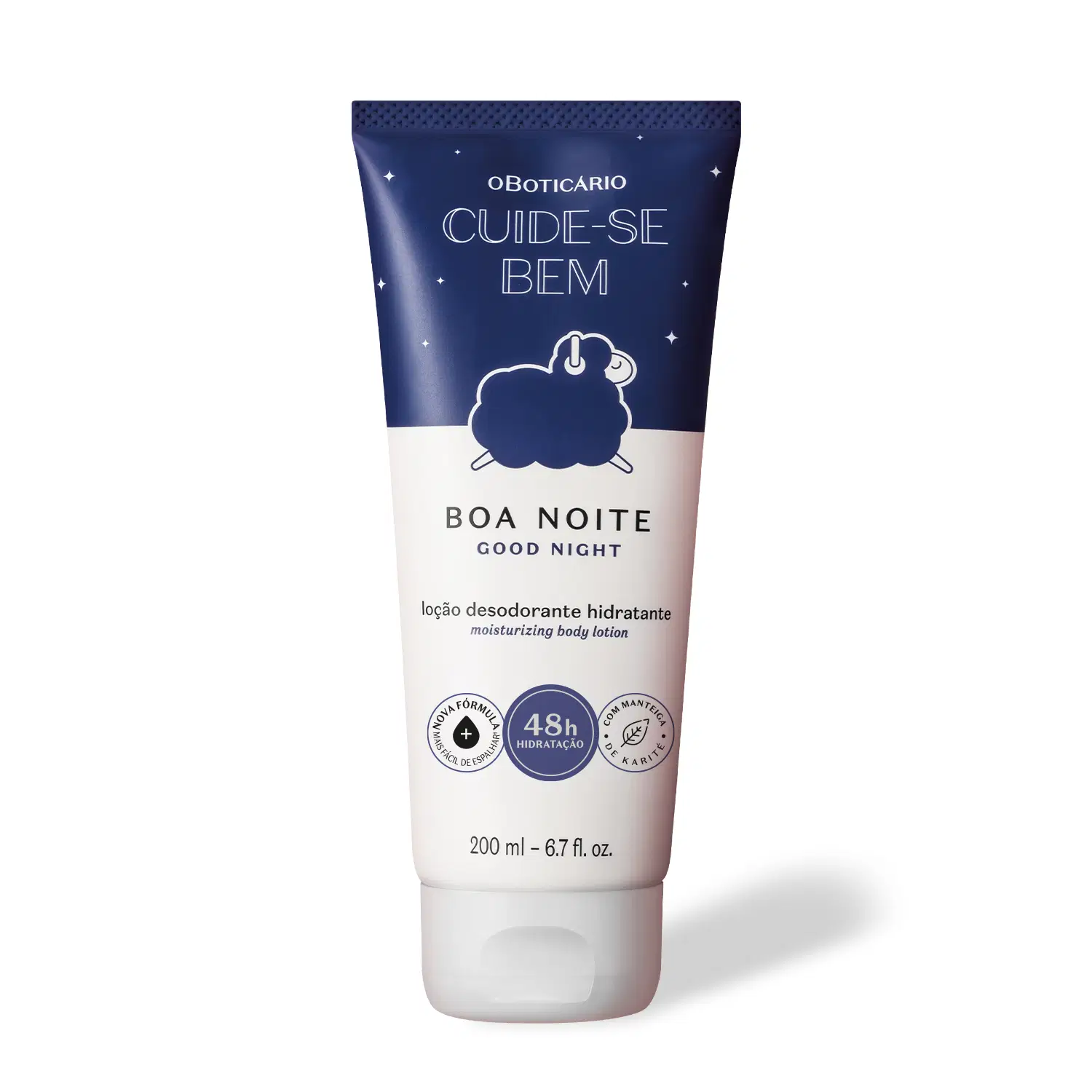 Loção Desodorante Hidratante Corporal Cuide-Se Bem Boa Noite 200Ml