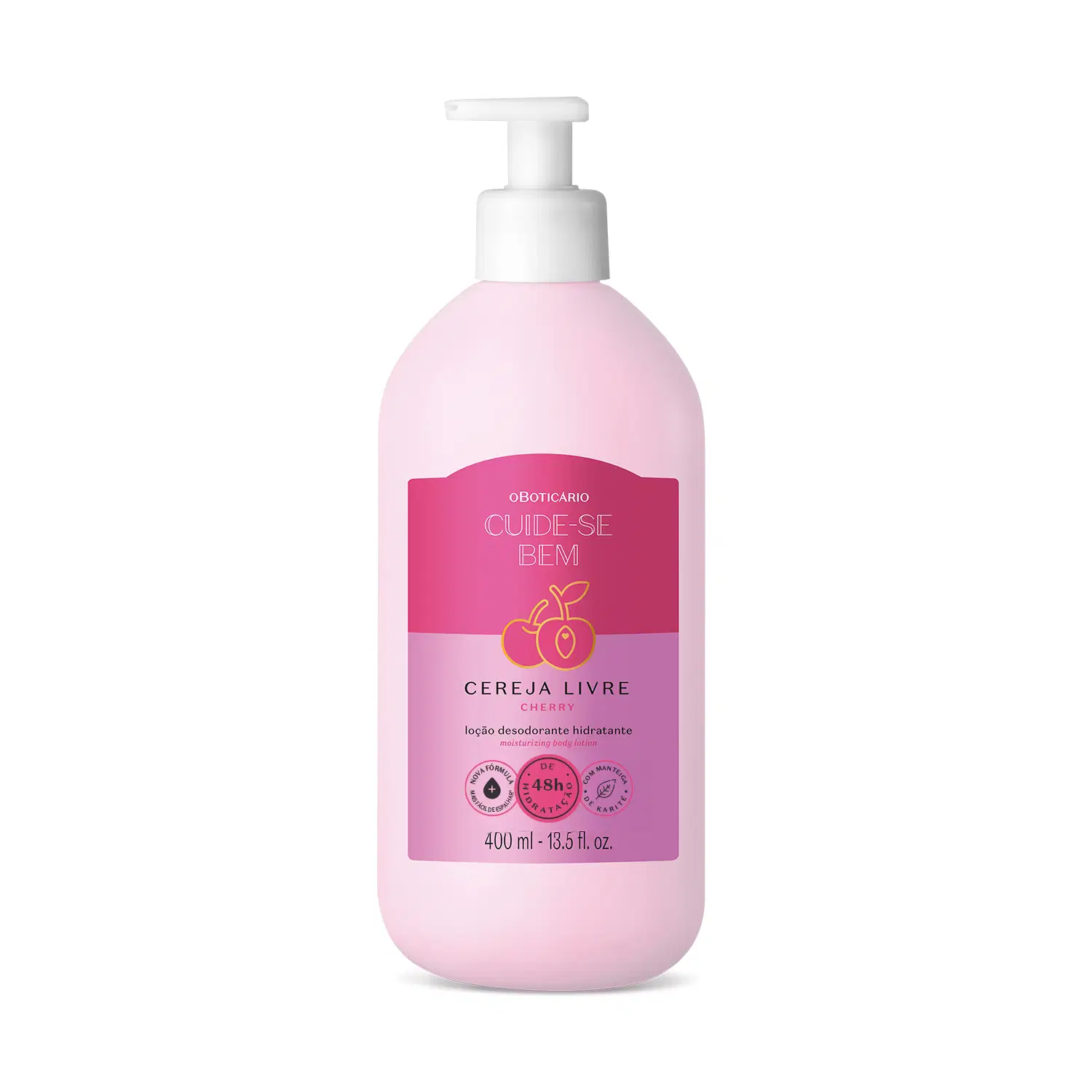 Loção Hidratante Desodorante Corporal Cuide-Se Bem Cereja Livre 400Ml