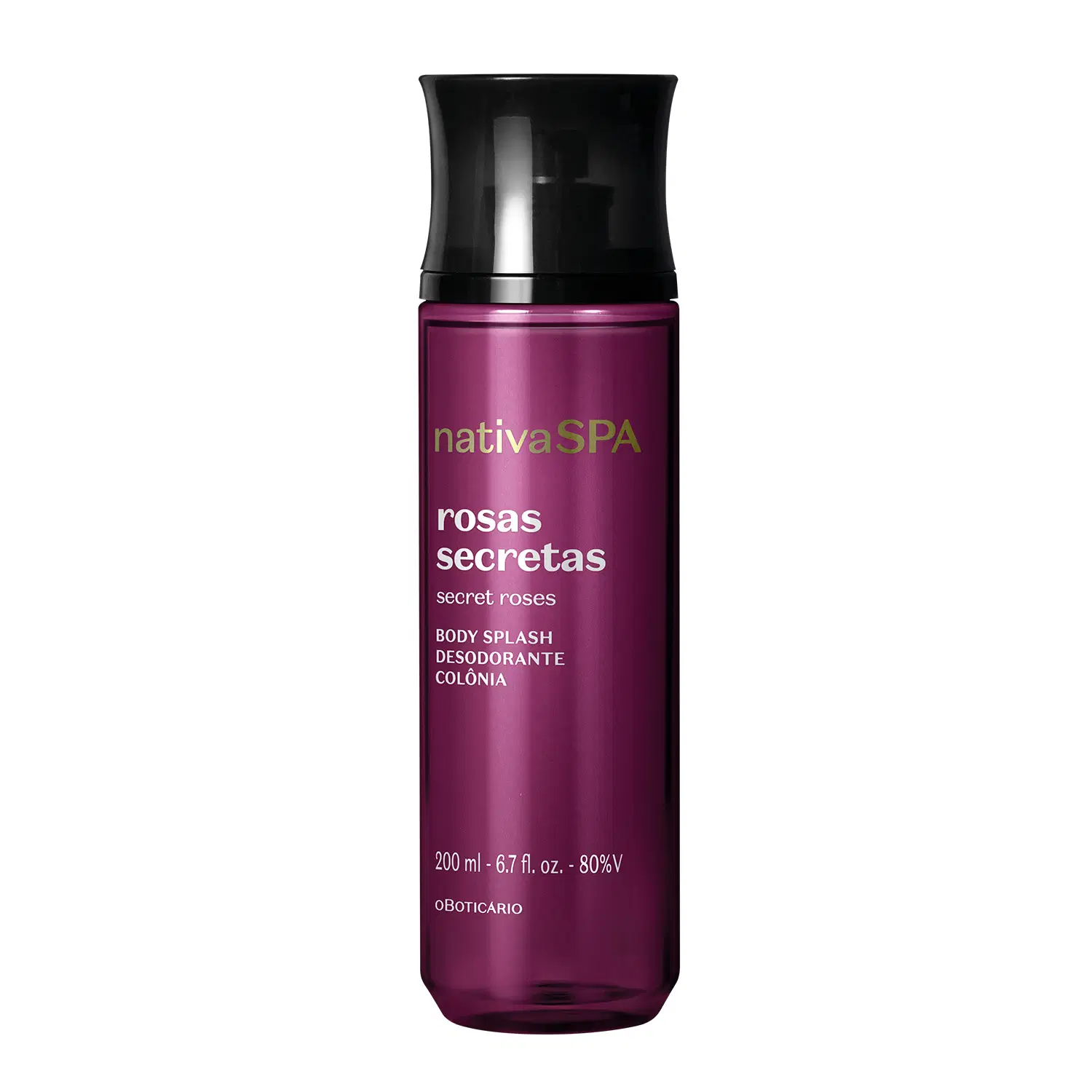 Body Splash Nativa Spa Rosas Secretas 200Ml