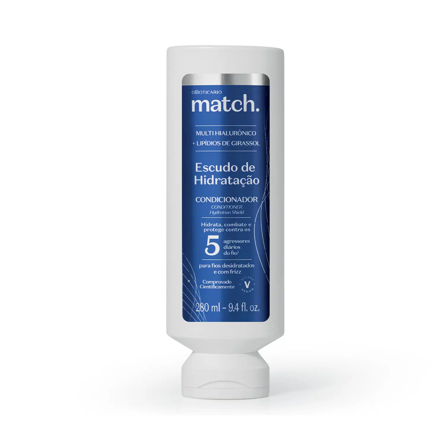 Condicionador Match. Escudo De Hidratação 280Ml