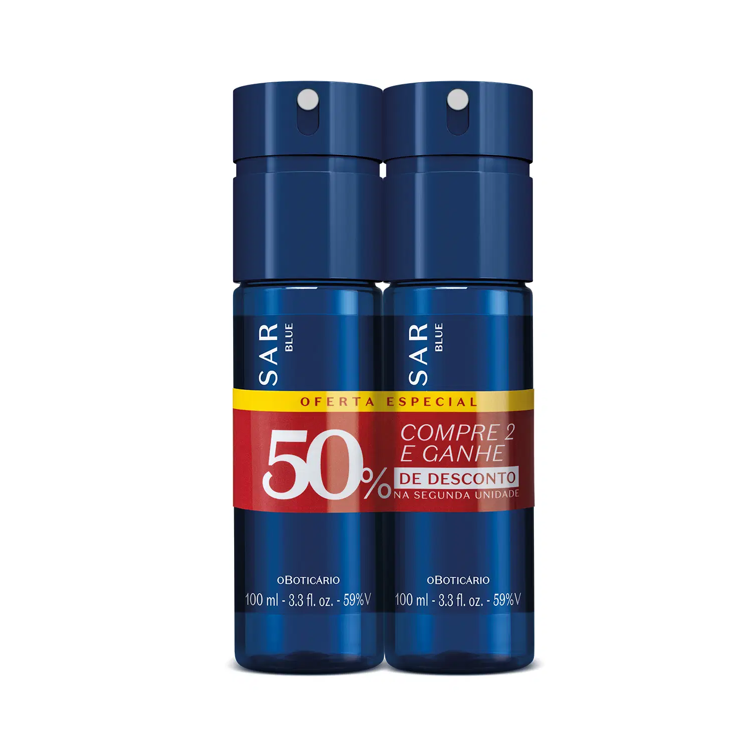Kit Body Spray Quasar Blue 100Ml (2 Itens)