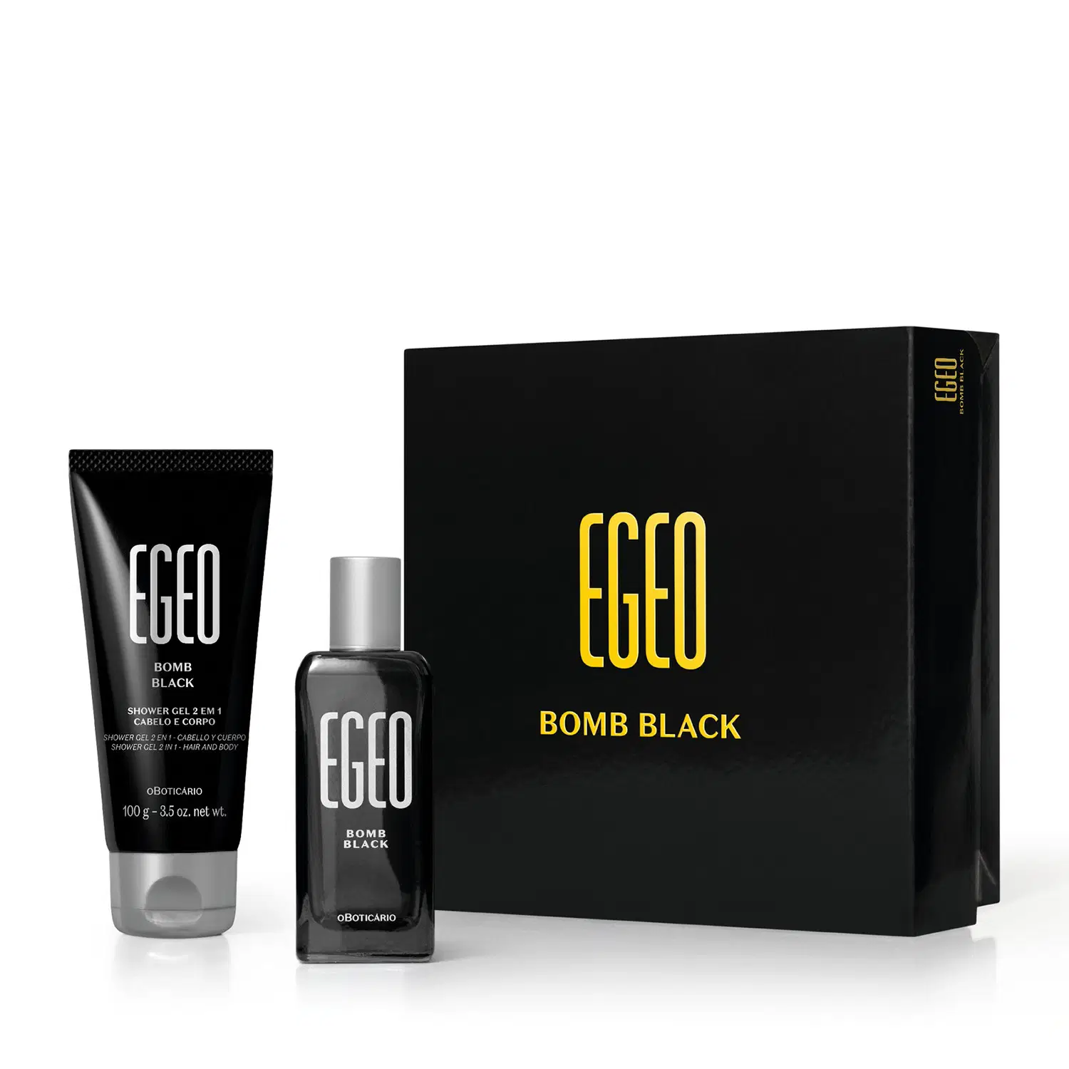 Kit Presente Egeo Bomb Black (2 Itens)