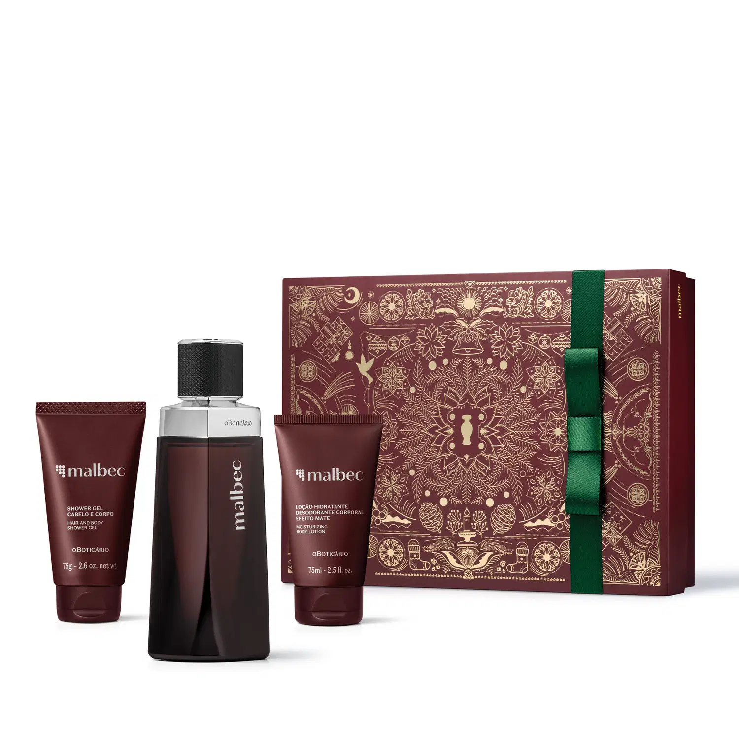 Kit Presente Natal Malbec (3 Itens)