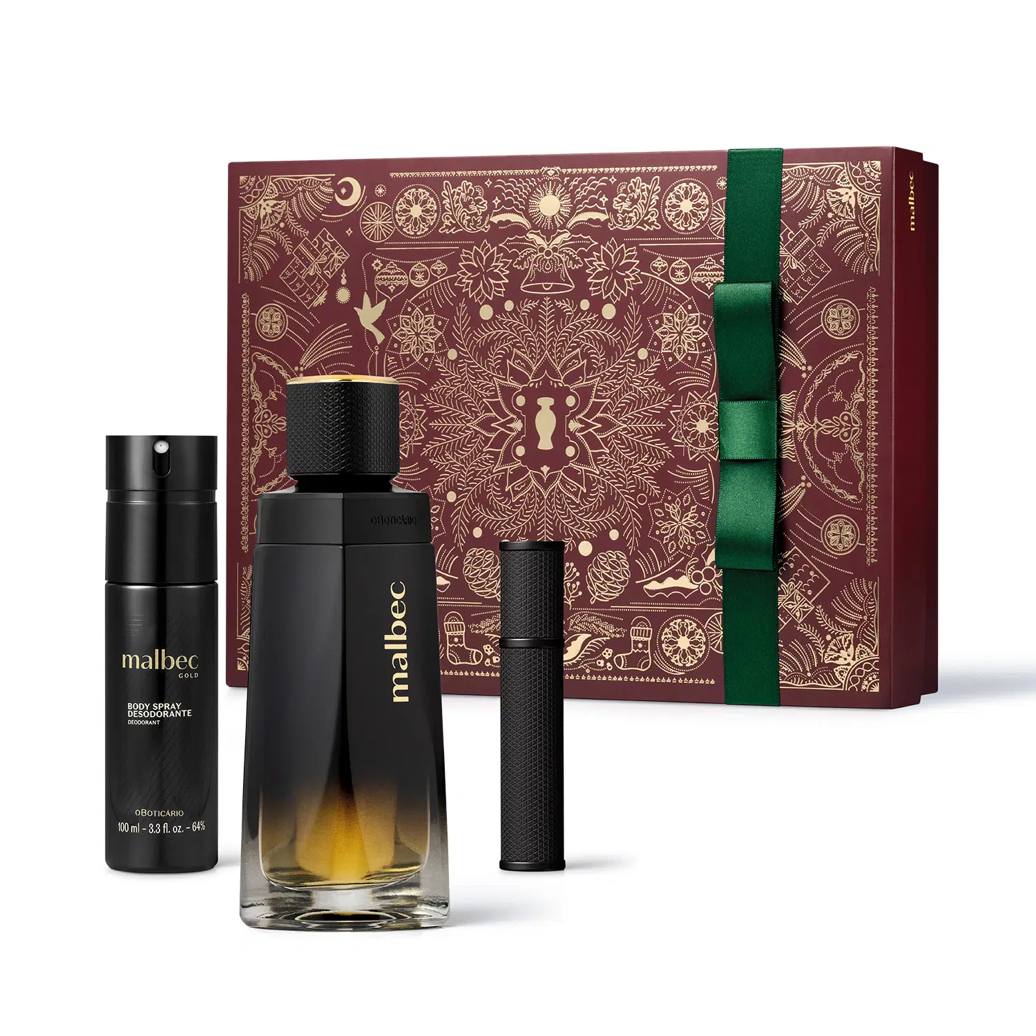 Kit Presente Natal Malbec Gold (3 Itens) 2026