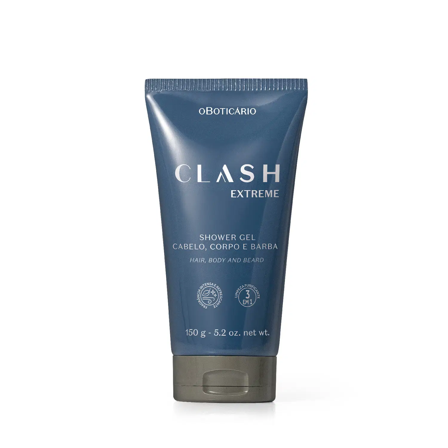 Shower Gel Cabelo, Corpo E Barba Clash Extreme 150G