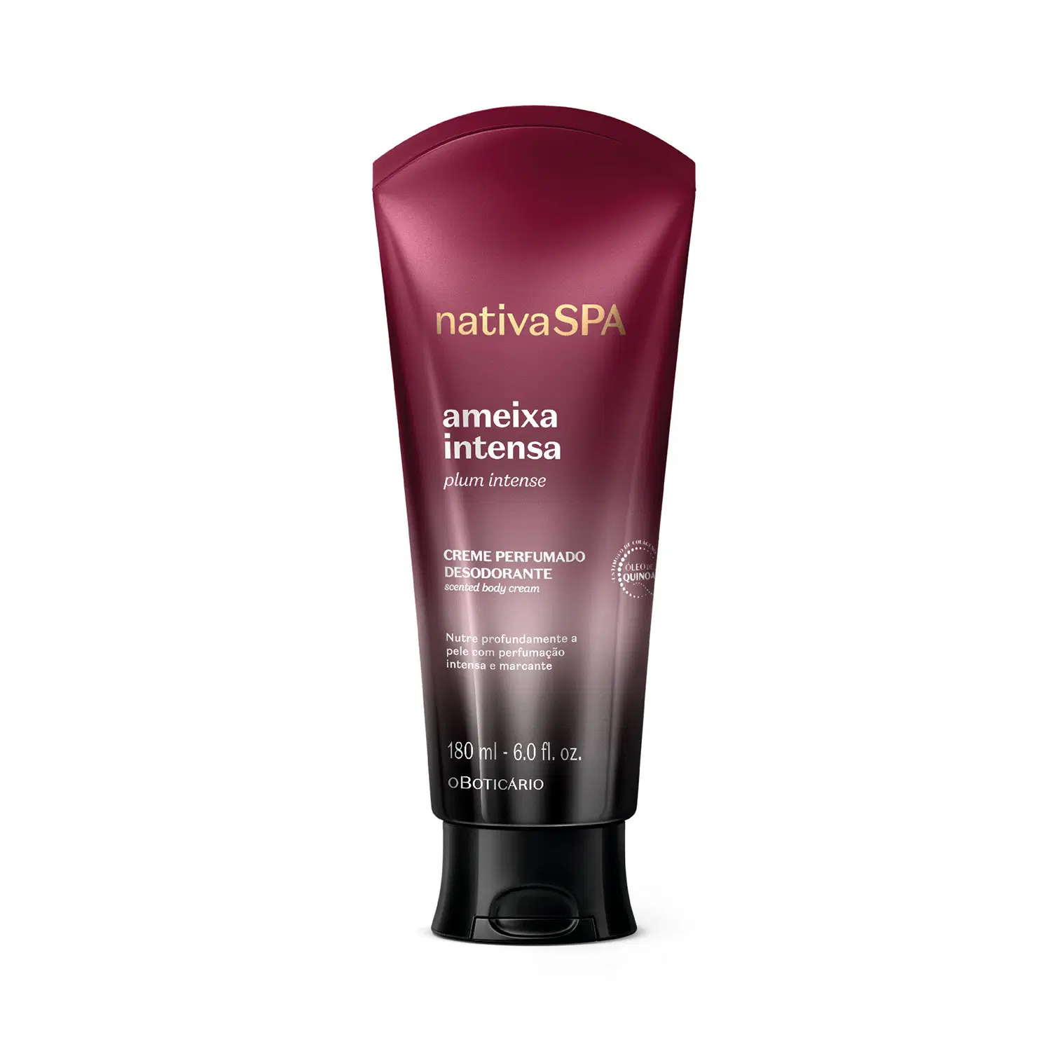 Creme Perfumado Hidratante Desodorante Corporal Nativa Spa Ameixa Intensa 180Ml