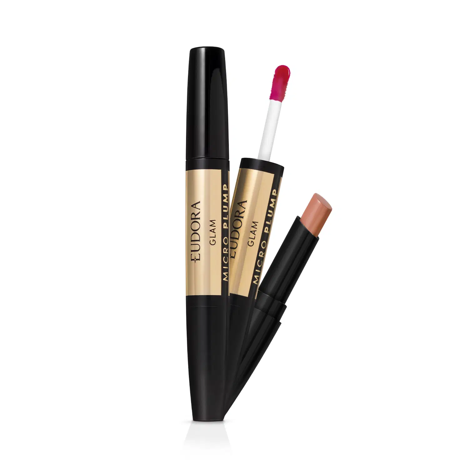 Batom Duo Avelã Magnífico Glam Micro Plump 1,8G