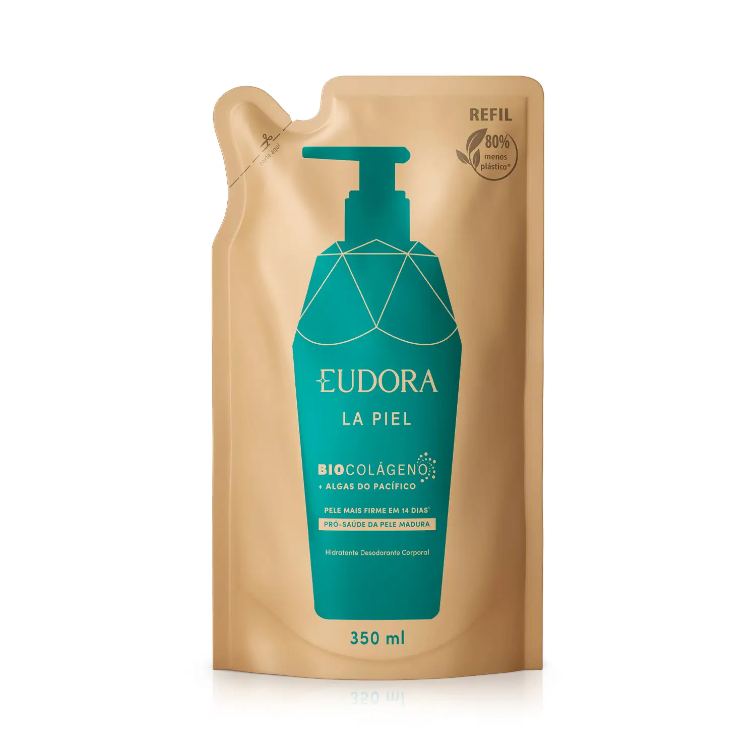 Refil Hidratante Desodorante Corporal La Piel Algas Do Pacífico 350Ml